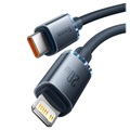 Baseus Crystal Shine USB-C / Lightning Kabel CAJY000201 - 1.2m - Zwart