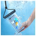 Baseus Cilinder Slide Waterdicht Behuizing met Touch ID - 7.2" - Blauw