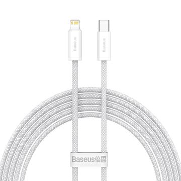 Baseus Dynamic Series Nylon Gevlochten USB-C naar Lightning kabel - 20W, 2m - Wit