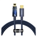 Baseus Explorer USB-C / Lightning Kabel 20W - 1m - Blauw