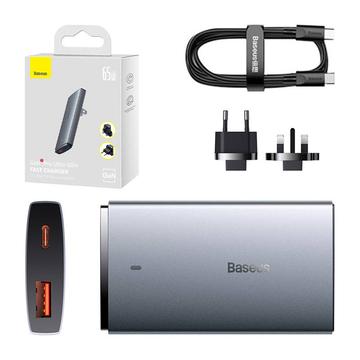 Baseus GaN5 Pro Ultra-Slim Overseas Edition Wandlader - USB-C, USB-A - 65W