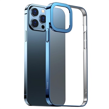 Baseus Glitter Series iPhone 13 Pro Case - Blauw
