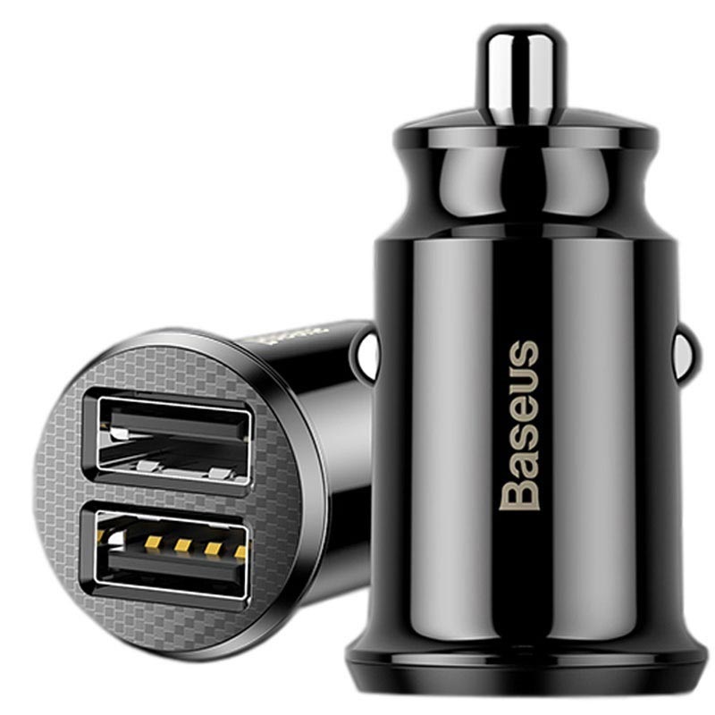 Garderobe Bij zonsopgang Respectvol Baseus Grain Mini Smart Dual USB Autolader - 3.1A