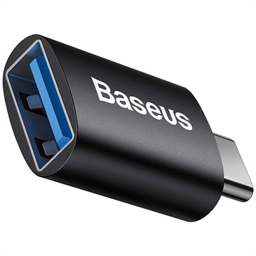 Baseus Ingenuity USB-C naar USB-A adapter OTG ZJJQ000001 - Zwart