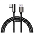 Baseus Legend Series Nylon Gevlochten USB-C Kabel 66W - 1m