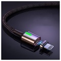 Baseus Magnetische 3-in-1 Kabel - Lightning, USB-C, MicroUSB - 2m (Geopende verpakking - Uitstekend) - Zwart