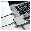 Baseus Magnetische 3-in-1 Kabel - Lightning, USB-C, MicroUSB - 2m (Geopende verpakking - Uitstekend) - Zwart