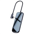 Baseus Mirror USB-C Hub CAHUB-CZ0G - HDMI, SD/MicroSD, PD - Grijs