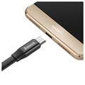 Baseus Nimble Charge & Sync USB-C Kabel CATMBJ-01 - 23cm - Zwart