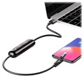 Baseus Portable Powerbank - Lightning, USB-C, MicroUSB - Zwart
