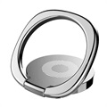 Baseus Privity Magnetisch Ring Houder voor Smartphones - Zilver