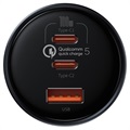 Baseus Qualcomm Quick Charge 5.0 Autolader - 160W - Zwart
