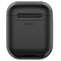 Baseus AirPods / AirPods 2 Silicone Qi Draadloze Oplaad Case
