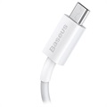 Baseus Superior MicroUSB Snel Opladen Datakabel - 1m - Wit