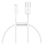Baseus Superior Serie Lightning Kabel - 0.25m - Wit