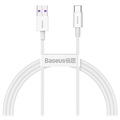 Baseus Superior Serie USB-C Data & Oplaadkabel - 66W, 1m - Wit