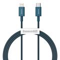 Baseus Superior-serie USB-C / Lightning-kabel - 1m, 20W - Blauw