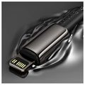 Baseus Tungsten Gold USB-C / Lightning Kabel 20W - 1m - Zwart