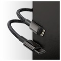 Baseus Tungsten Gold USB-C / Lightning Kabel 20W - 2m - Zwart