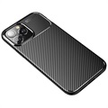 Beetle Carbon Fiber iPhone 14 Pro Case - Zwart