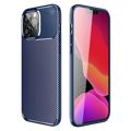 Beetle Carbon Fiber iPhone 14 Pro Case - Blauw
