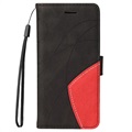 Bi-Color Series Sony Xperia 1 III Wallet Case - Zwart