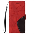 Bi-Color Series Nokia 5.3 Wallet Case - Rood