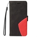 Bi-Color Series Nokia G10/G20 Wallet Case - Zwart
