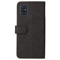 Bi-Color Series Samsung Galaxy A51 Wallet Case - Zwart