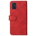 Bi-Color Series Samsung Galaxy A51 Wallet Case - Rood