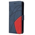 Bi-Color Series Samsung Galaxy A52 5G, Galaxy A52s Portemonnee Hoesje - Blauw