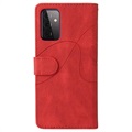 Bi-Color Series Samsung Galaxy A72 5G Wallet Case - Rood