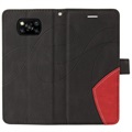 Bi-Color Series Xiaomi Poco X3 Pro/X3 NFC Wallet Case - Zwart