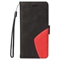 Bi-Color Series Xiaomi Mi 11 Lite 5G Wallet Case - Zwart