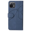 Bi-Color Series Xiaomi Mi 11 Lite 5G Wallet Case - Blauw