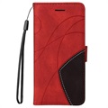 Bi-Color Series Xiaomi Mi 11 Lite 5G Wallet Case - Rood