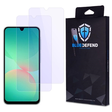 Samsung Galaxy A26 BlueDefend Anti-Blue Light Glazen Screenprotector - 2 stuks.