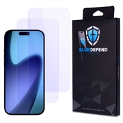 iPhone Air BlueDefend Anti-Blue Light Glazen Screenprotector - 2 stuks.