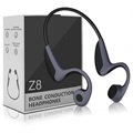 Bluetooth 5.0 bone conduction koptelefoon Z8 - IPX4 - zwart