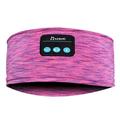 Bluetooth Hoofdband Draadloze Muziek Oortelefoon Slaap Earbud HD Stereo Luidspreker voor Slapen, Workout, Joggen, Yoga - Rose