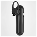 Bluetooth-headset met microfoon en lcd-scherm - zwart