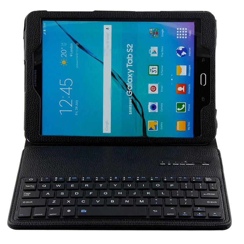 Of anders Stadscentrum maandelijks Samsung Galaxy Tab S2 9.7 T810, T815 Bluetooth Toetsenbord & Folio Case