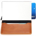 Zakelijke stijl antimagnetische RFID-portemonnee / kaarthouder - bruin