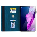 Zakelijke stijl Lenovo Tab P11 Smart Folio Case - Blauw