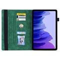 Zakelijke stijl Samsung Galaxy Tab A7 10.4 (2020) Smart Folio Case - Groen
