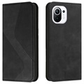 Zakelijke stijl Xiaomi Mi 11 Wallet Case - Zwart