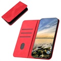 Zakelijke stijl iPhone 13 Pro Wallet Case - Rood