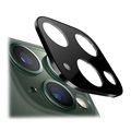 iPhone 11 Pro/11 Pro Max Camera Lens Metaal & Glazen Protector - Zwart