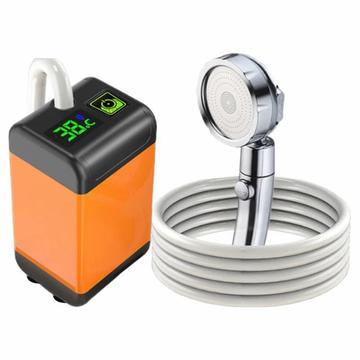 Camping Elektrische Douche met Slimme Temperatuur Controle, 3 Sproei Modi - 7800mAh (Geopende verpakking - Bevredigend)