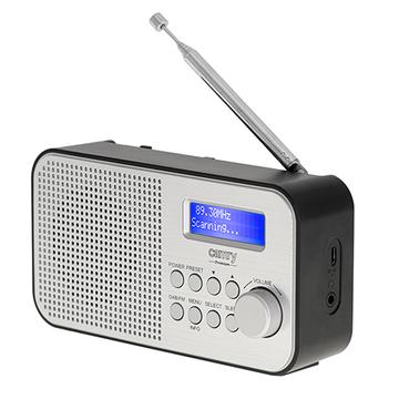 Camry CR 1179 DAB/DAB+/FM-radio met 2000mAh batterij - Zilver / Zwart